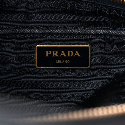 Prada Tessuto Nylon Saffiano Tote Blue 5 of 10