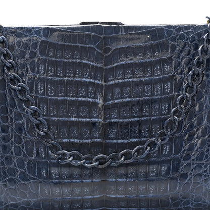 Nancy Gonzalez Crocodile Clutch Blue 7 of 9