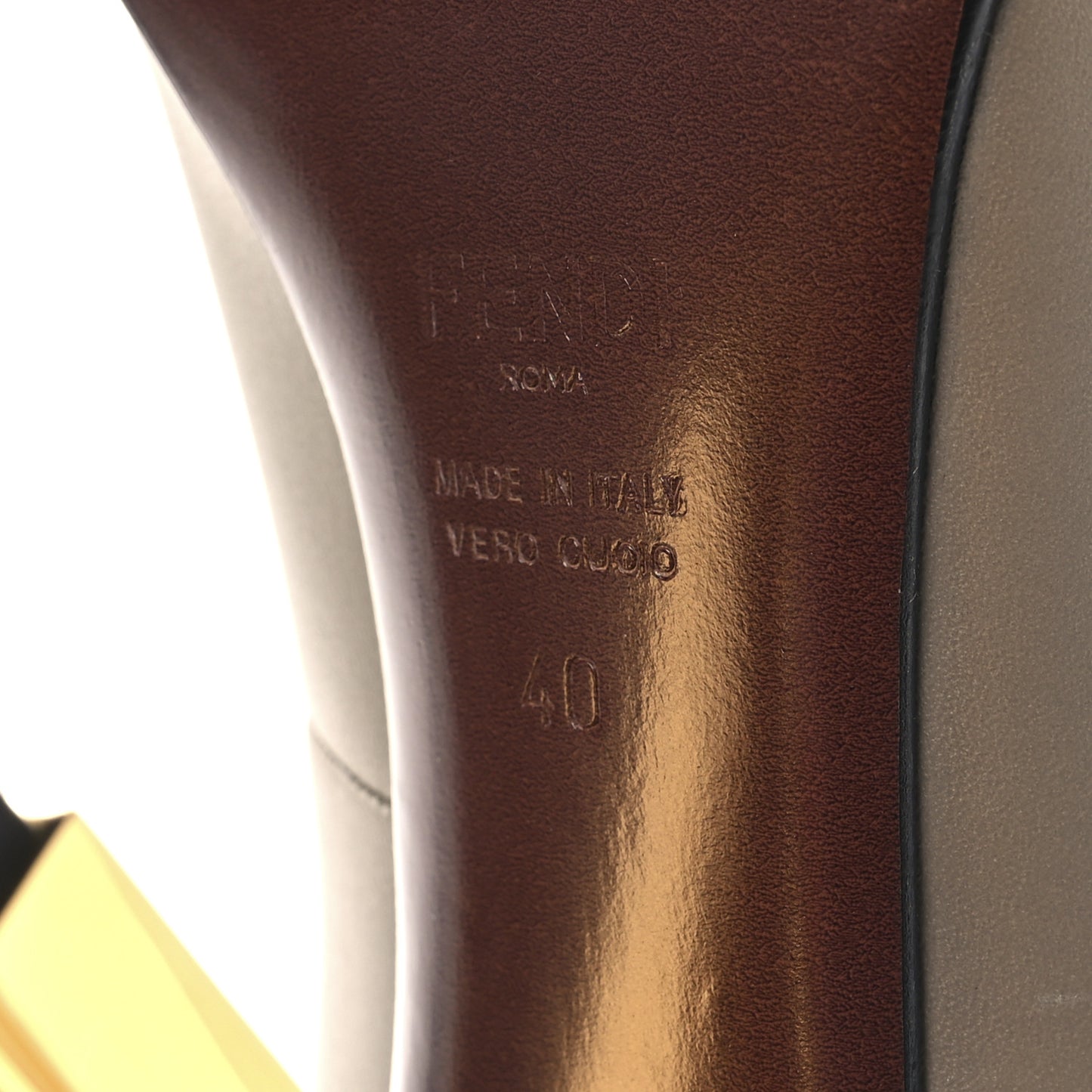 Vitello Delfina High Heel Pumps 40 Tortora