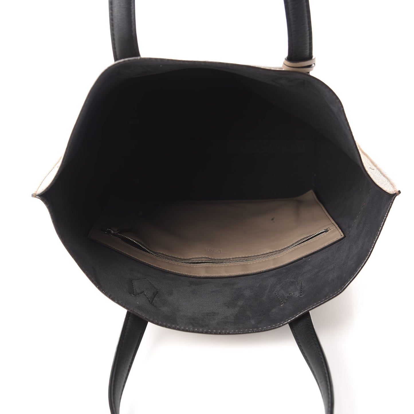 Vitello All In Shopper Tote Tortora Black