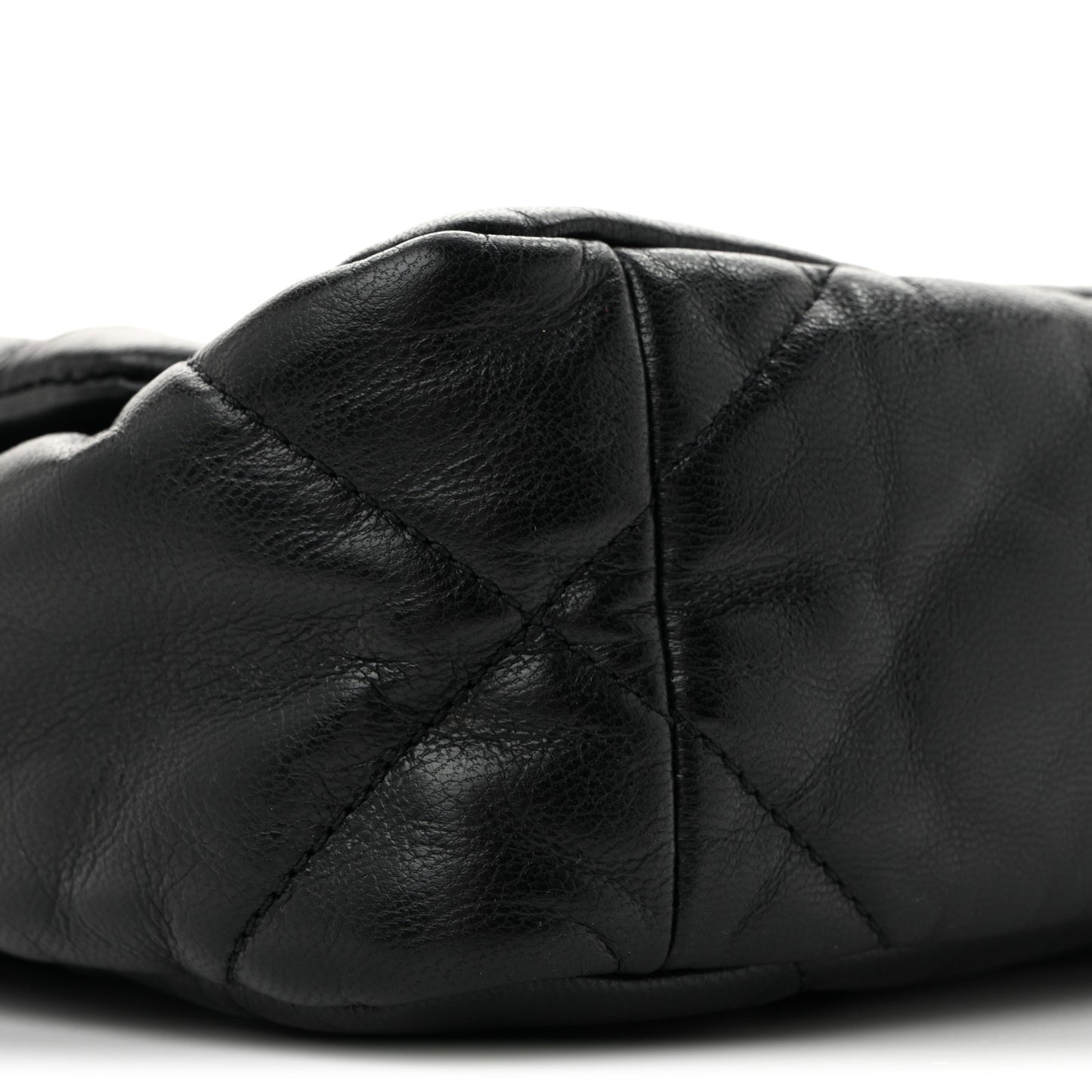 Goatskin Quilted Medium Chanel 19 Flap Black
