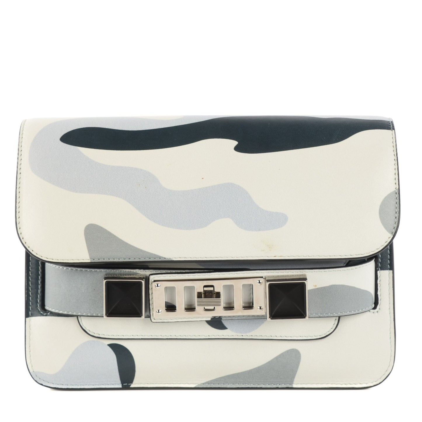 Smooth Calfskin Camouflage Mini PS11 Classic Shoulder Bag