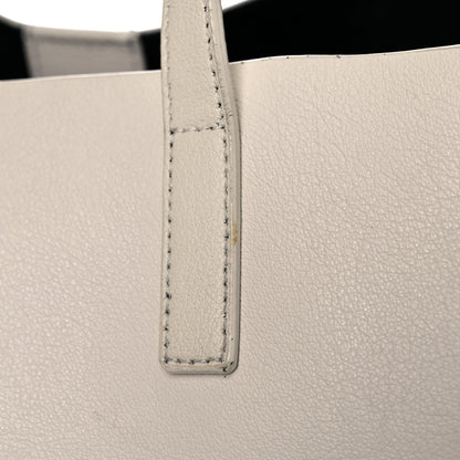 Saint Laurent Calfskin Large Shopping Tote Porcellana 21 of 36