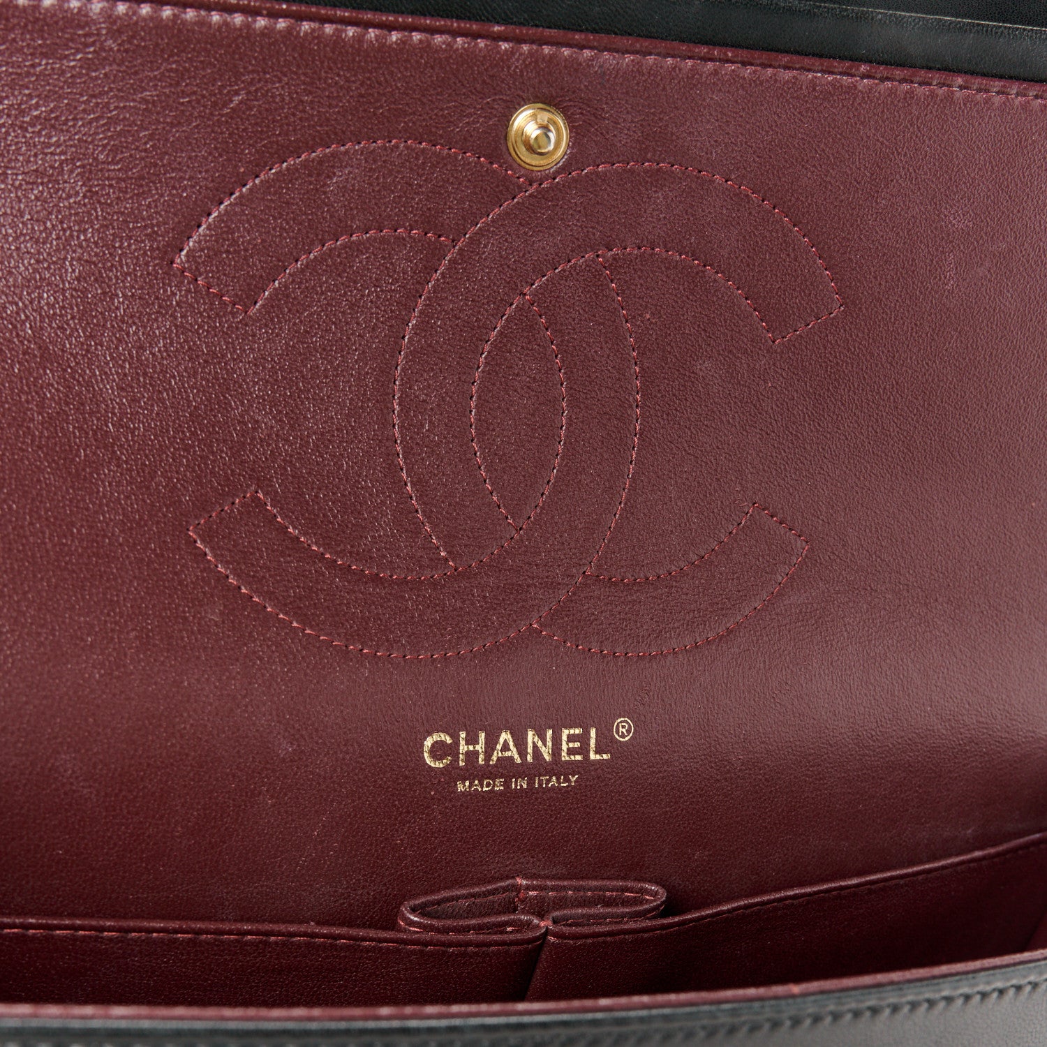 Chanel Lambskin Quilted Jumbo Double Flap Black 6 of 11
