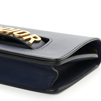 Christian Dior Calfskin J'Adior Chain Flap Bag Navy Blue 8 of 9