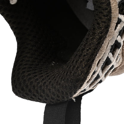 Chanel Suede Calfskin Embroidered CC Sneakers 39 Beige Black 7 of 11