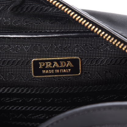 Prada Nylon Tessuto Nylon Small Pochette Bag Black 6 of 6