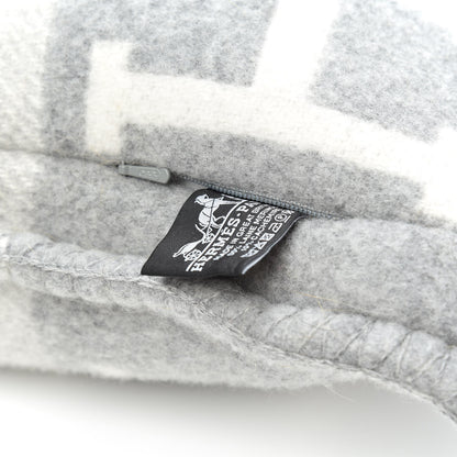 Hermes Wool Cashmere Avalon III Pillow PM Ecru Gris Clair 3 of 3