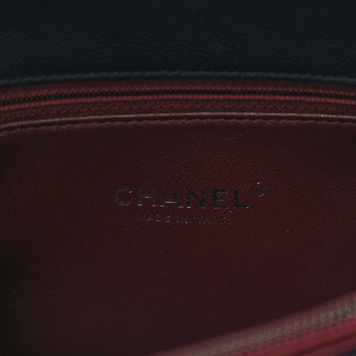 Chanel Caviar Lizard Quilted Small Coco Handle Flap Navy Blue 6 of 10
