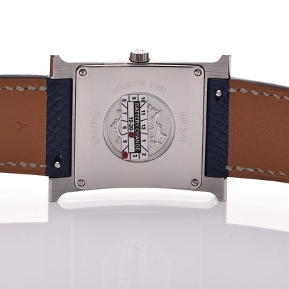 Hermes Stainless Steel Epsom 26mm Heure H Hour Quartz Watch Malta 4 of 7