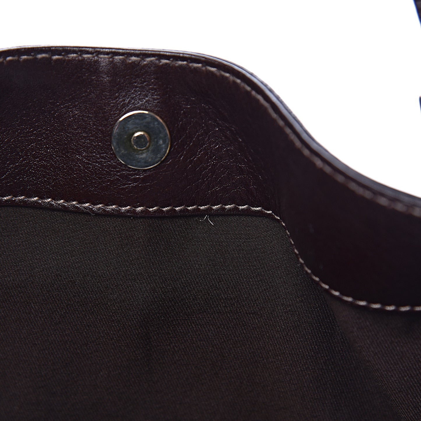 Calfskin Medium Britt Tote Dark Brown