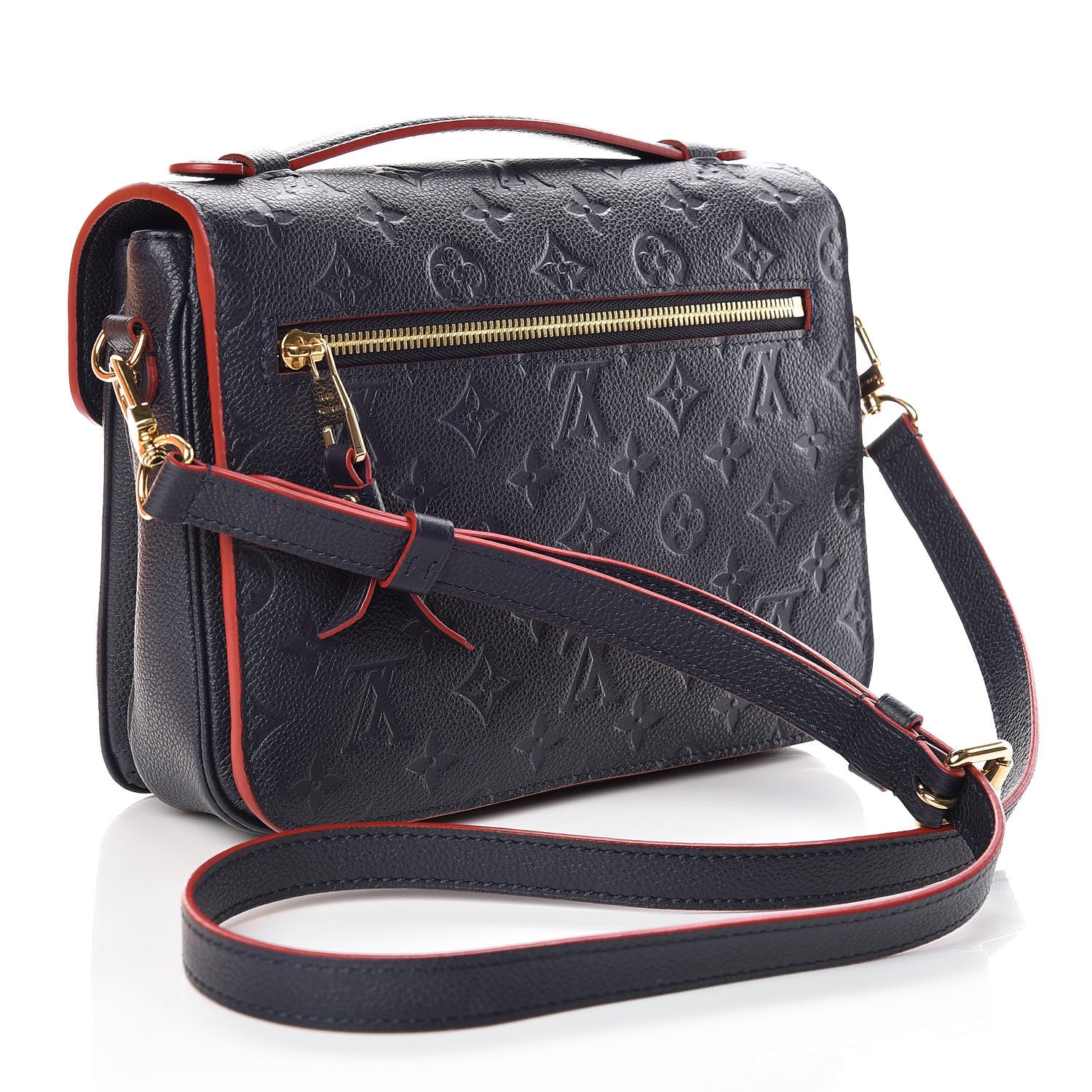 Louis Vuitton Empreinte Pochette Metis Marine Rouge 3 of 11