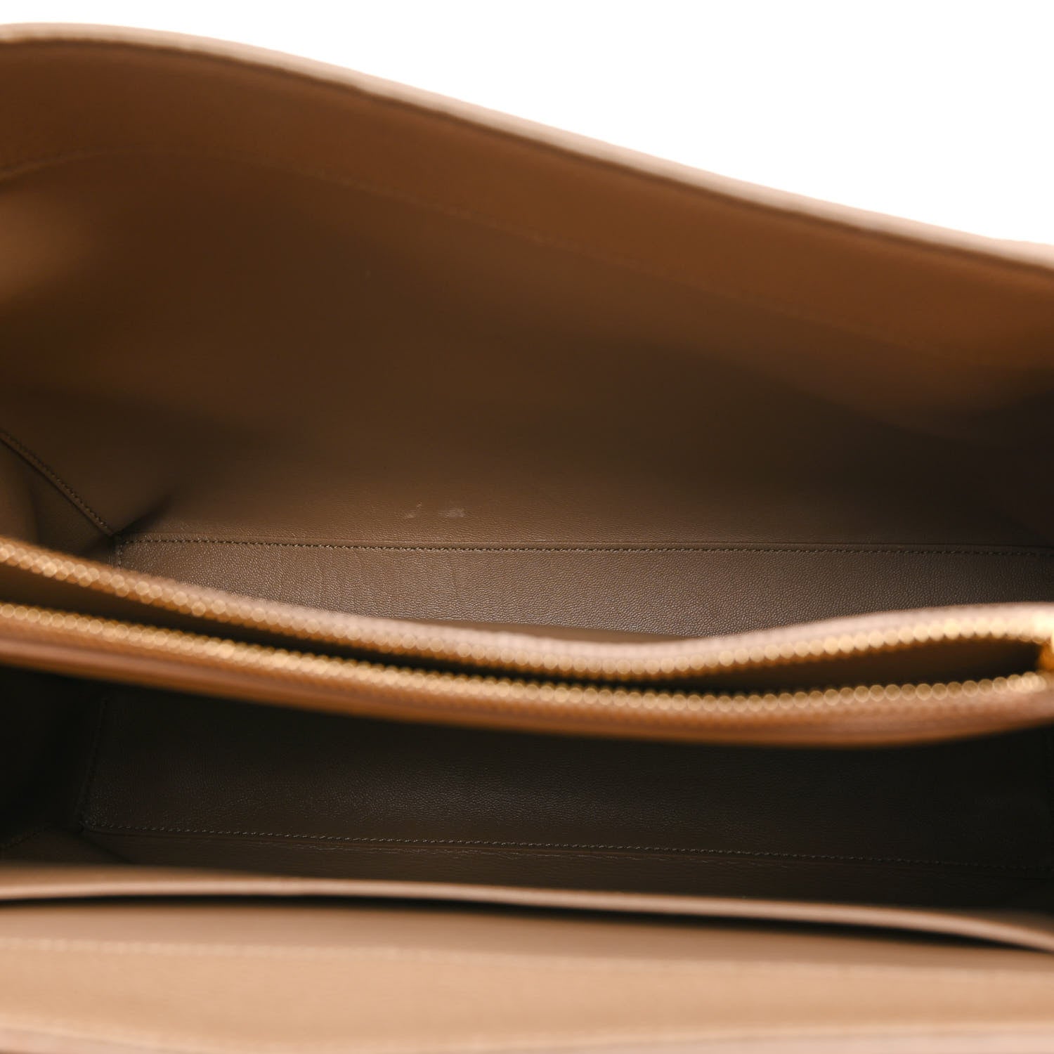 Celine Grained Calfskin Medium 16 Top Handle Bag Beige 5 of 14