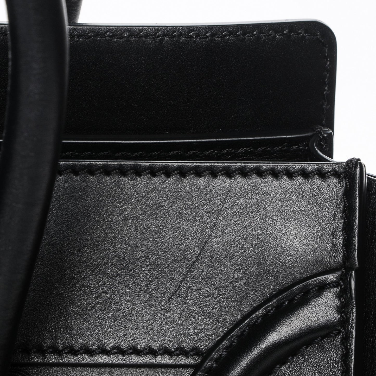 Smooth Calfskin Mini Luggage Black