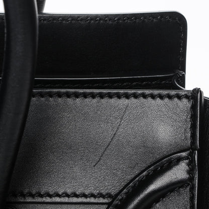 Celine Smooth Calfskin Mini Luggage Black 10 of 10