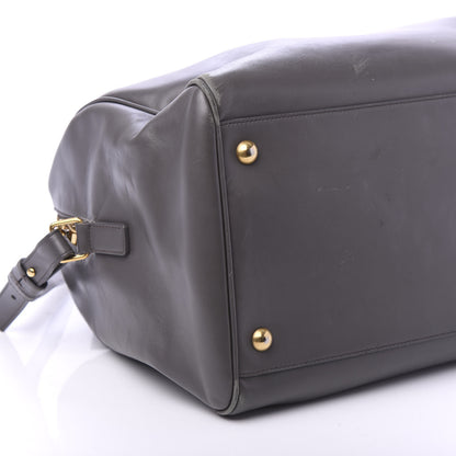 Saint Laurent Calfskin Classic Duffle 12 Earth 7 of 14