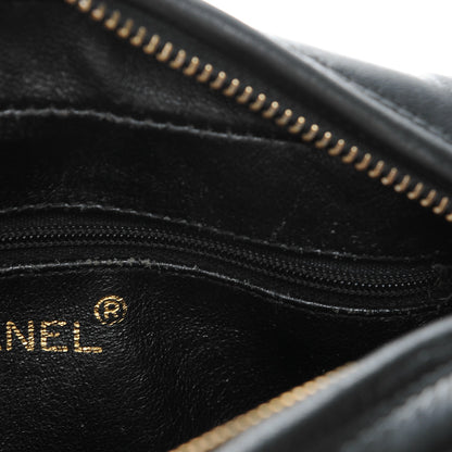 Chanel Lambskin Quilted Tassel Camera Case Black 9 of 15