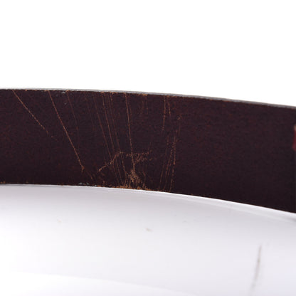 Gucci Guccissima Square G Belt 85 34 Brown 6 of 6