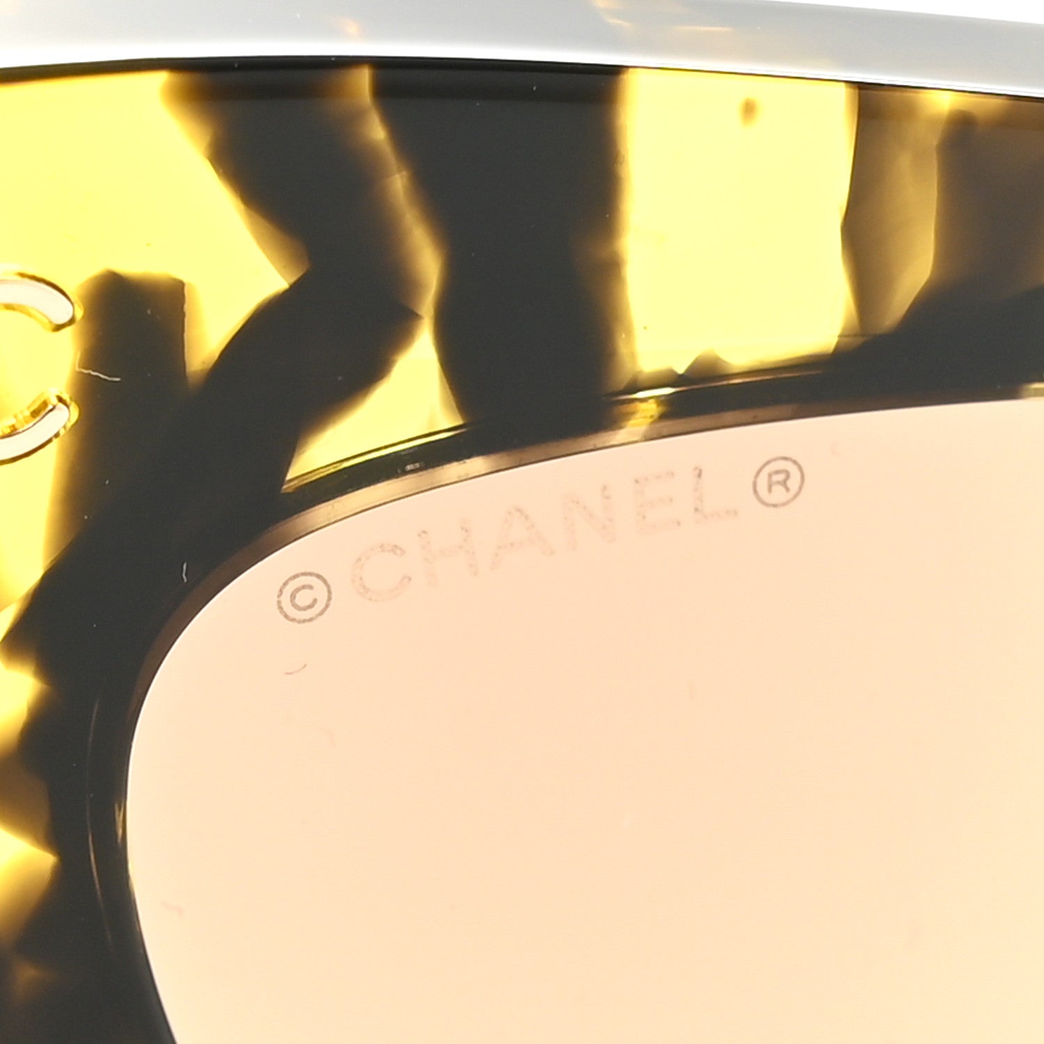 Chanel Acetate Cat Eye CC Sunglasses 71774 Tortoise 1952185