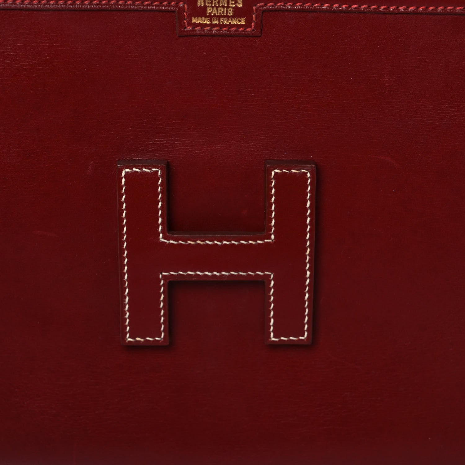 Hermes Box Jige PM Clutch Rouge H 10 of 14