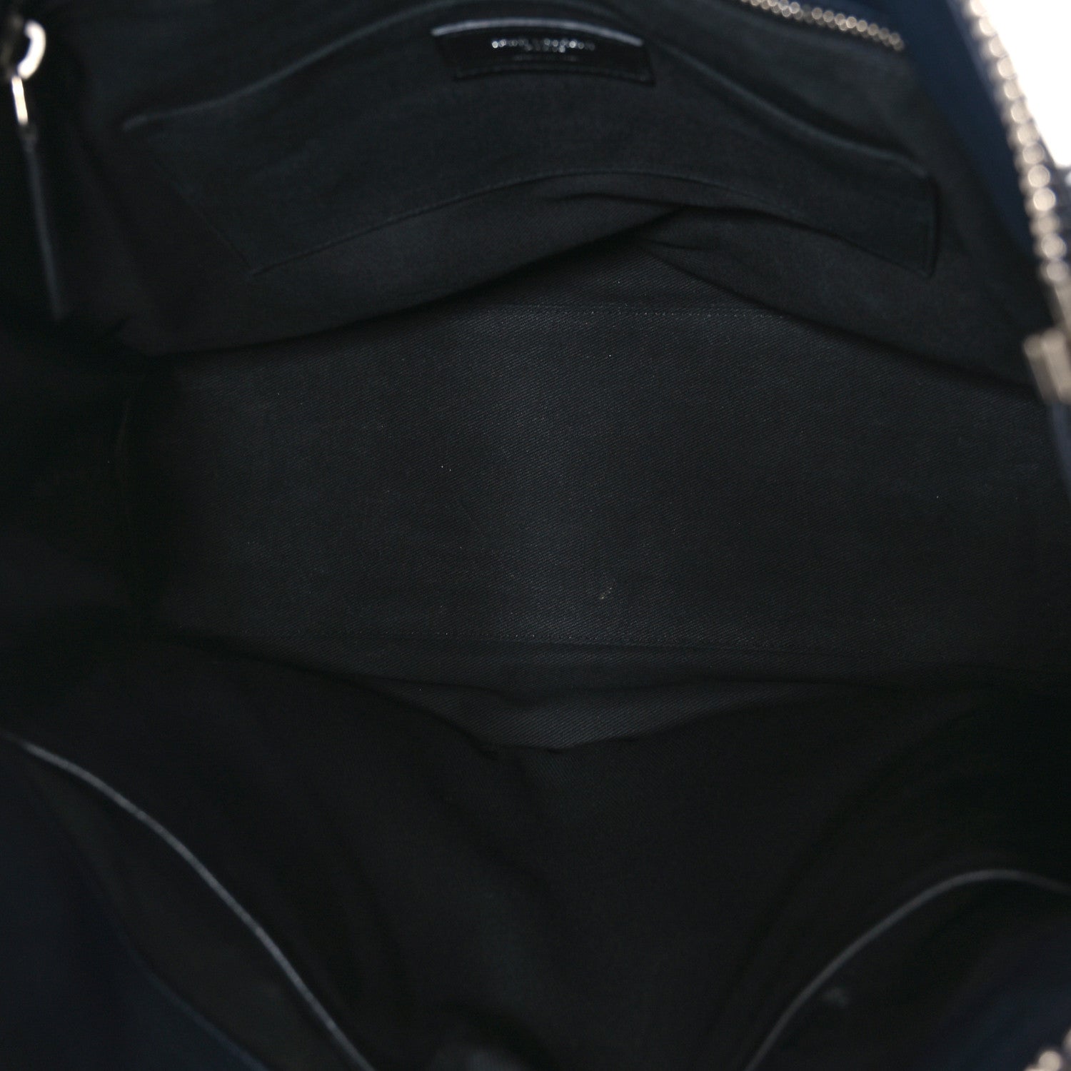 Saint Laurent Grained Calfskin Sac De Jour Souple North South Tote Navy 5 of 11