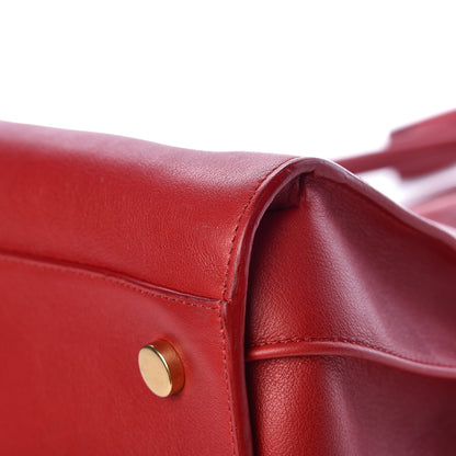 Saint Laurent Calfskin Large Sac de Jour Carryall Rouge Orient 11 of 12