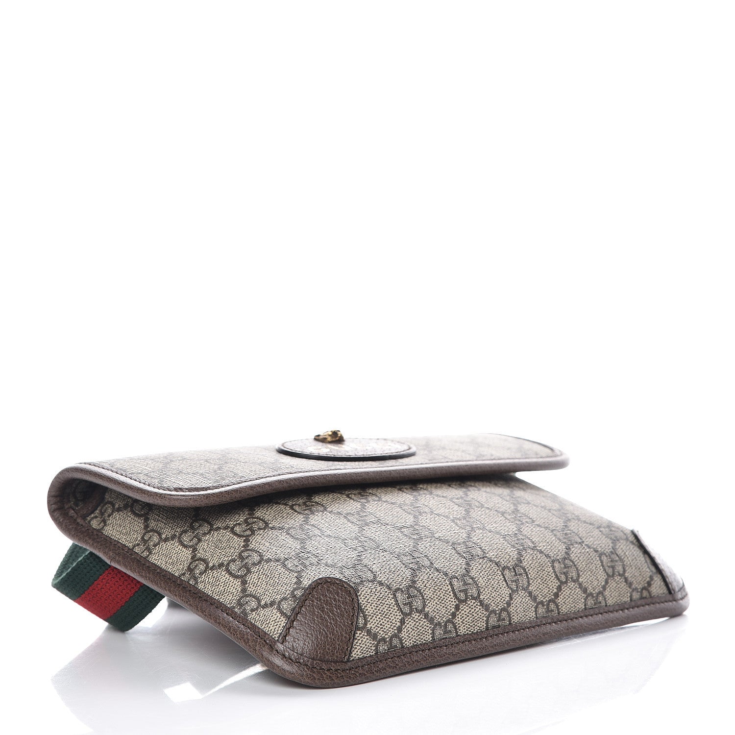Gucci GG Supreme Monogram Neo Vintage Web Belt Bag Brown 4 of 9