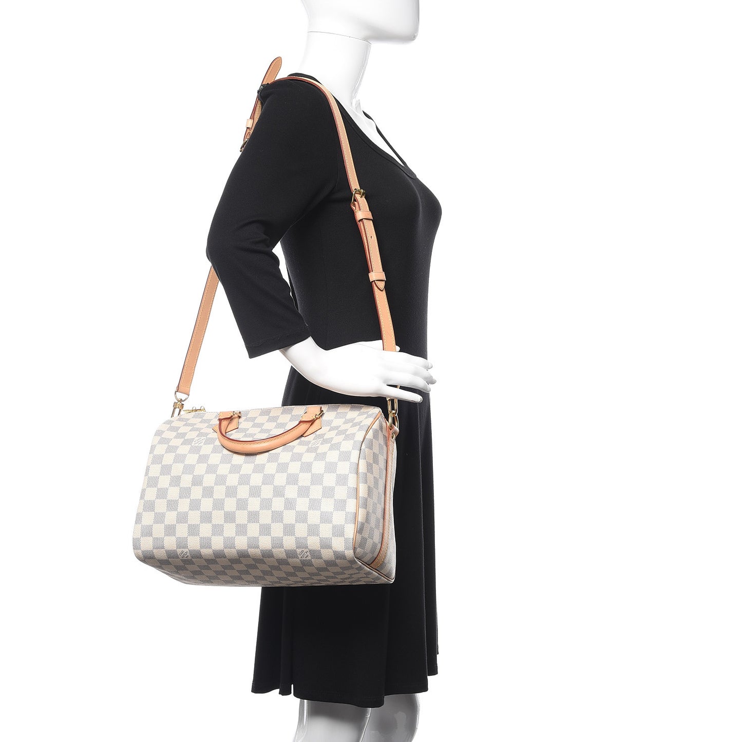 Damier Azur Speedy Bandouliere 30