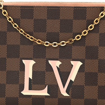 Louis Vuitton Damier Ebene Double Zip Pochette 9 of 11