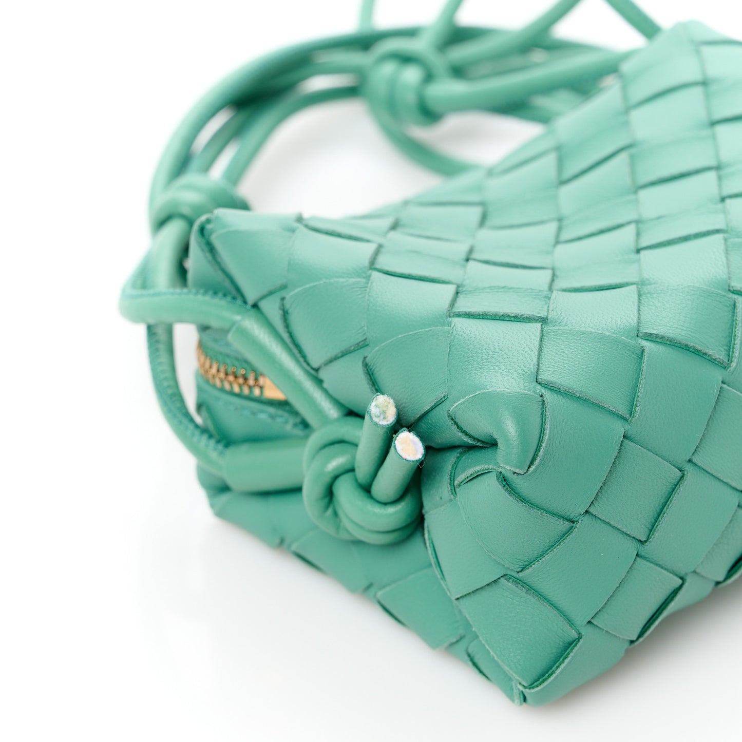 Nappa Intrecciato Candy Loop Camera Bag Mermaid