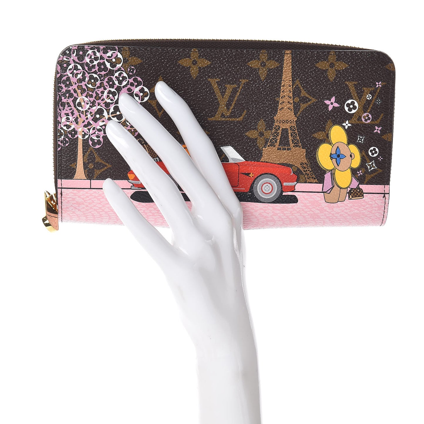 Monogram 2019 Christmas Animation Zippy Wallet