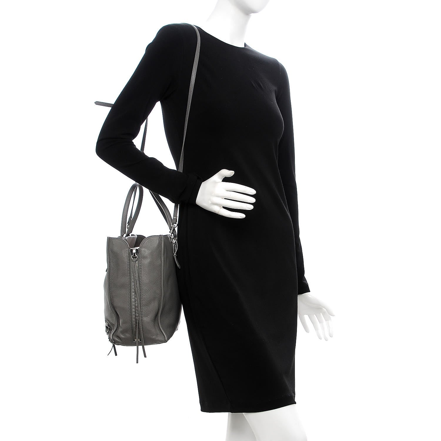 Balenciaga Veau Papier B4 Zip Around Tote Gris Acier 2 of 7
