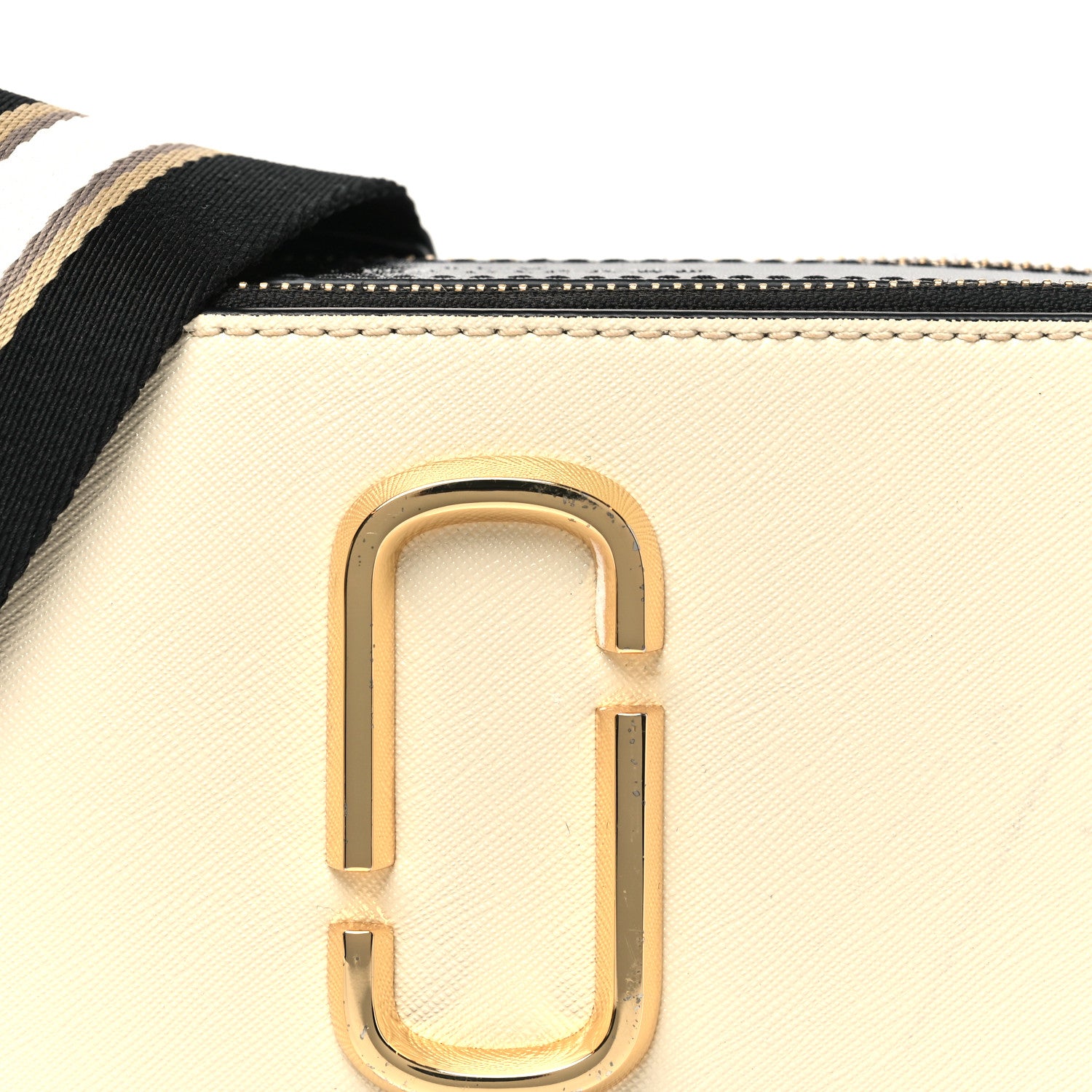 Marc Jacobs Saffiano Small Snapshot Camera Bag Cloud White Multicolor 9 of 12