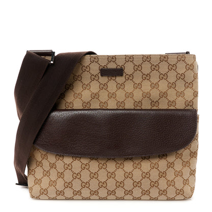 Gucci Monogram Small Messenger Dark Brown 1 of 13