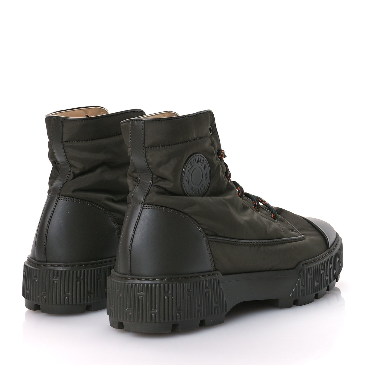 Calfskin Parachute Fresh Mens Ankle Boots 44 Khaki