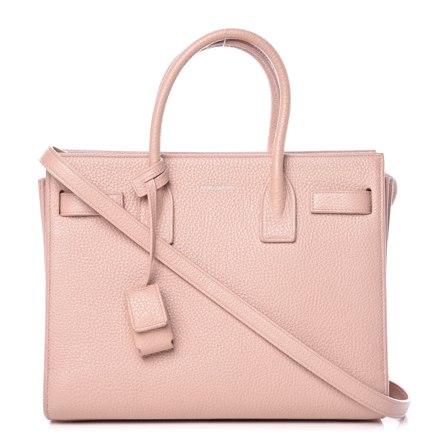 Grained Calfskin Baby Sac De Jour Antique Rose