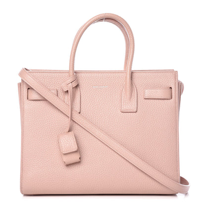 Saint Laurent Grained Calfskin Baby Sac De Jour Antique Rose 1 of 18