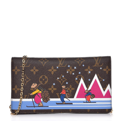 Louis Vuitton Monogram 2018 Christmas Animation Pochette Weekend 1 of 7