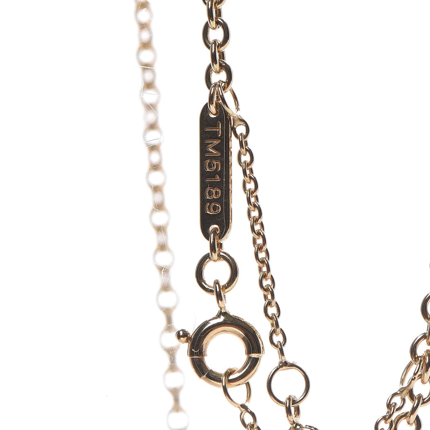 18K Pink Yellow White Gold Trinity Pendant Necklace