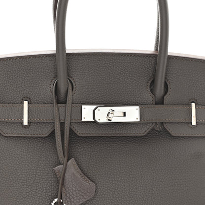 Hermes Togo Birkin 30 Etain 8 of 10