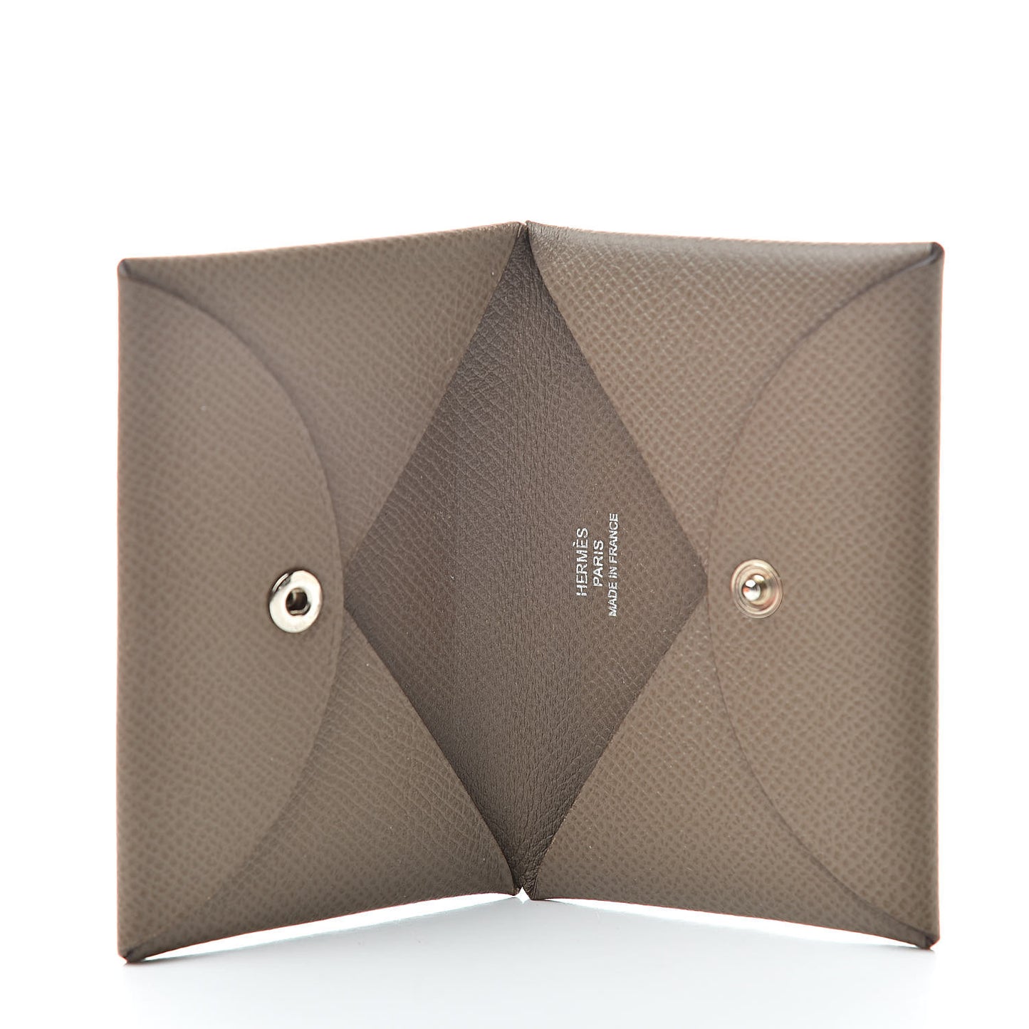 Epsom Calvi Card Case Etoupe