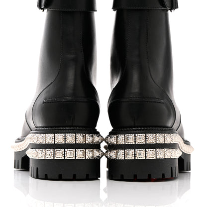 Christian Louboutin Spikes Combat Boots 38.5 Black 6 of 15