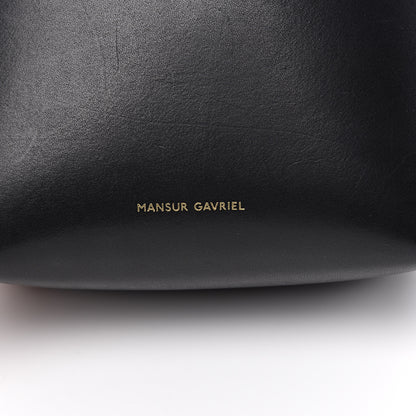 Mansur Gavriel Vegetable Tanned Mini Mini Bucket Bag Black Flamma 7 of 11