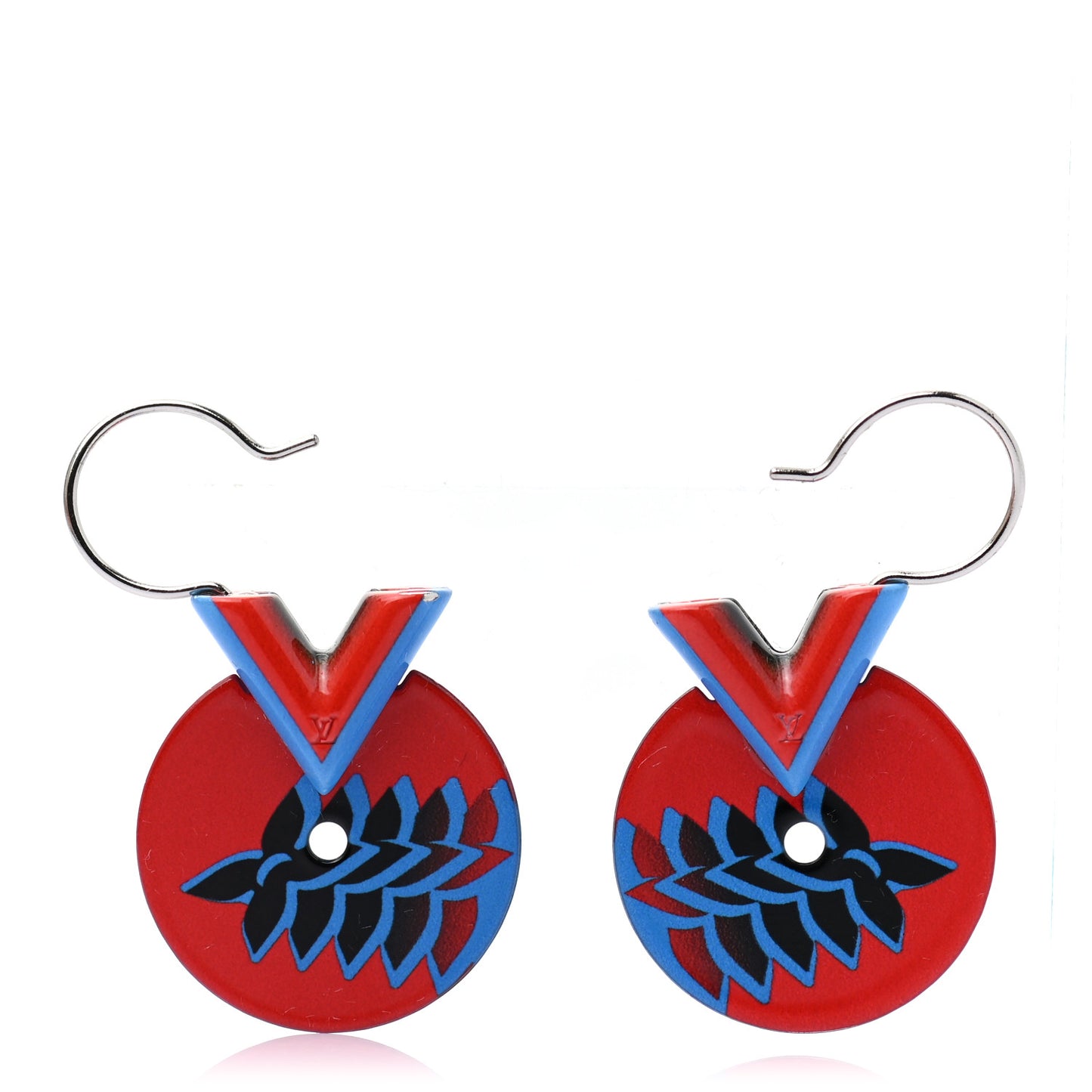 Enamel Palladium Essential V Gong BB Earrings