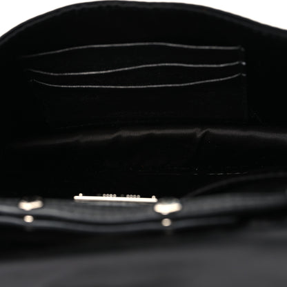 Miu Miu Tessuto Matelasse Delice Miu Logo Bag Black 5 of 11