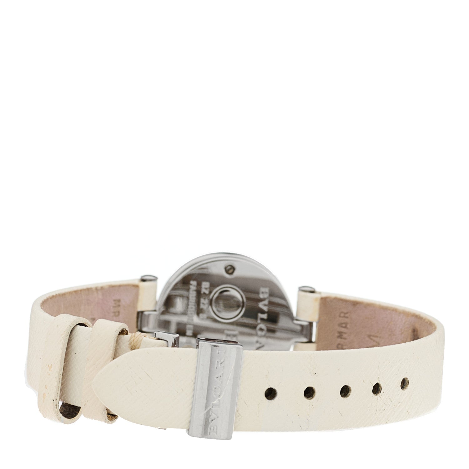 Bulgari Stainless Steel Calfskin Mother of Pearl 22mm B.Zero1 Quartz Watch 3 of 6