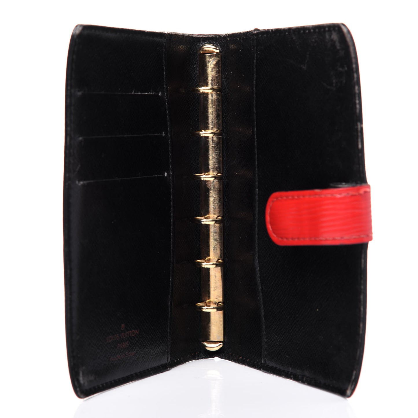 Epi Small Ring Agenda Cover Castillan Red