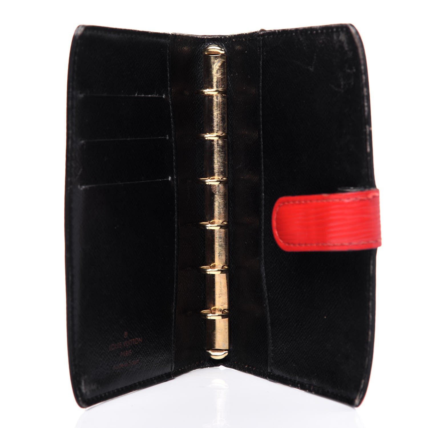 Louis Vuitton Epi Small Ring Agenda Cover Castillan Red 5 of 23