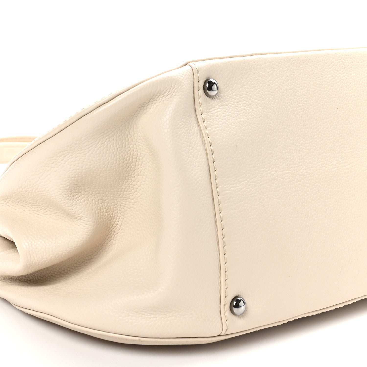 Chanel Caviar Quilted Mademoiselle Flap Bag Light Beige 9 of 10