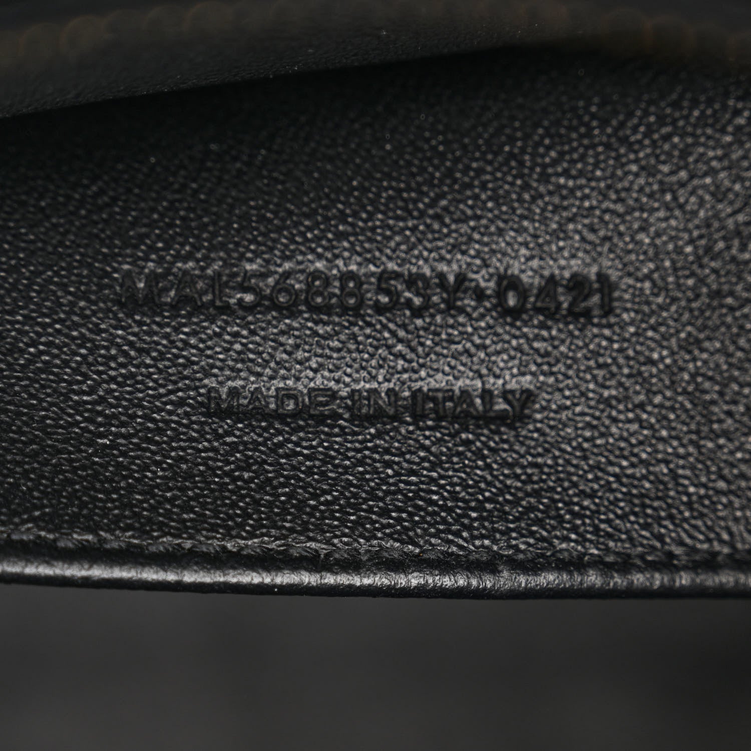 Saint Laurent Calfskin Monogram Baby Cabas Black 7 of 10